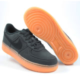Nike Damen/Kinder Sneaker Air Force 1 LV8 Style Black/Black-Gum Med Brown
