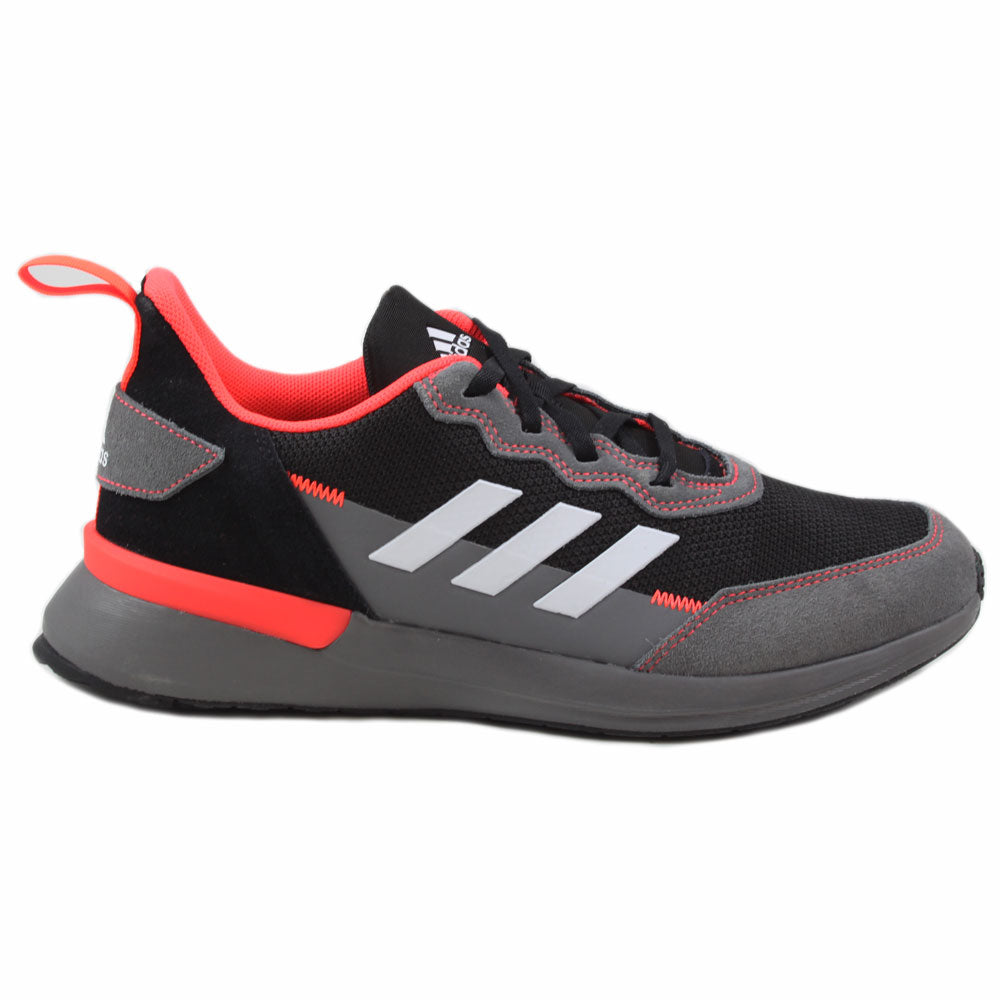 Adidas Damen Sneaker RapidaRun Elite Black/Grey-Solar Red EG6911