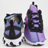 Nike Herren Sneaker React Element 55 PRM SU19 Black/Black-Laser Fuchsia