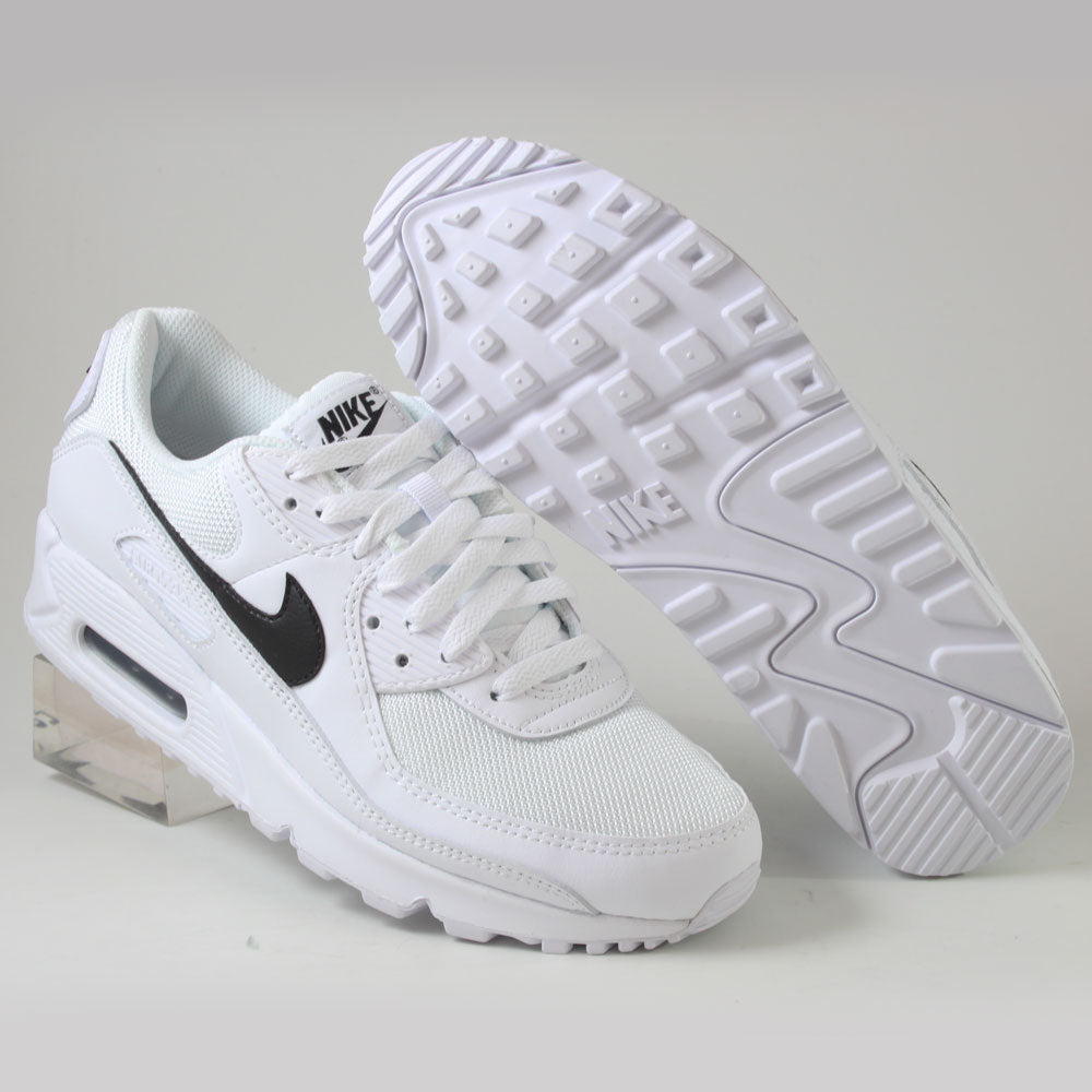 Nike air max 90 black white tick best sale