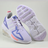 Adidas Damen Sneaker ZX 2K Flux PrpTnt/FtwWht/JoyPur FW1907