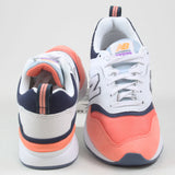 New Balance Damen Sneaker CW997HBD White/Coral