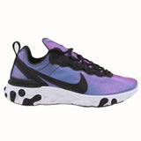 Nike Herren Sneaker React Element 55 PRM SU19 Black/Black-Laser Fuchsia