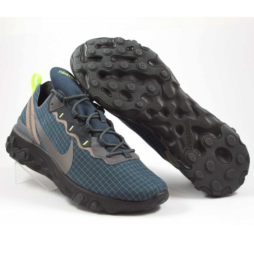 Nike react element 55 armory navy mtlc dark grey volt Clearance
