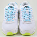 Nike Damen Sneaker Air Max 90 WW White/White-Blue Fury-Volt