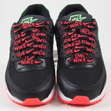 Nike Damen Sneaker Air Max 90 WW Black/Black-Flash Crimson