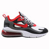 Nike Herren Sneaker Air Max 270 React Black/University Red-White