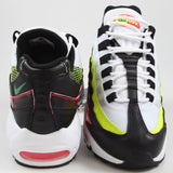 Nike Herren Sneaker Air Max 95 SE Black/Bright Crimson/Volt-Aloe Verde