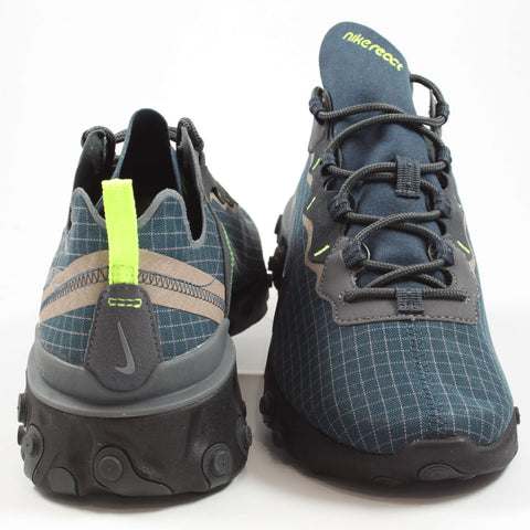 Nike react element 55 armory navy mtlc dark grey volt Clearance