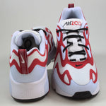 Nike Herren Sneaker Air Max 200 White/Black-Gym Red-Half Blue