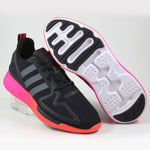 Adidas Herren Sneaker ZX 2K Flux CBlack/GreSix/ShoPnk FV9970