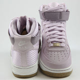 Nike Damen Sneaker WMNS Air Force 1 HI PRM Bleached Lilac/Bleached Lilac