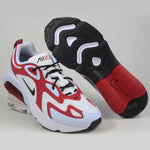 Nike Herren Sneaker Air Max 200 White/Black-Gym Red-Half Blue