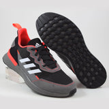 Adidas Damen Sneaker RapidaRun Elite Black/Grey-Solar Red EG6911