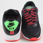 Nike Damen Sneaker Air Max 90 WW Black/Black-Flash Crimson